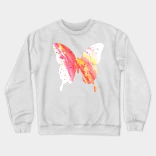 Pink Abstract Watercolor Seamless Painting Crewneck Sweatshirt